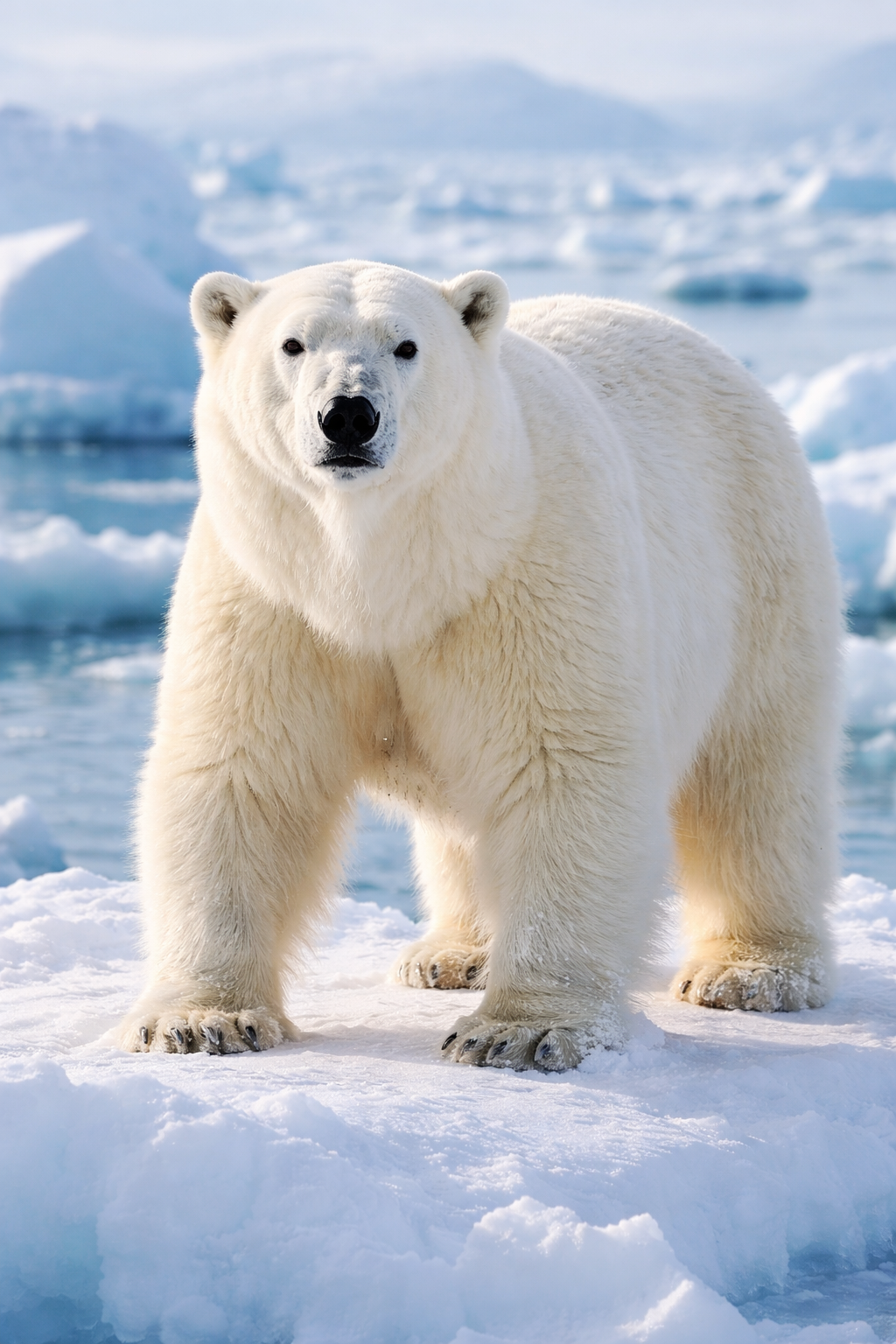 Әйелін ақ аюдың шабуылынан қорғамақ болған ер адам ауыр жарақат алып қалды