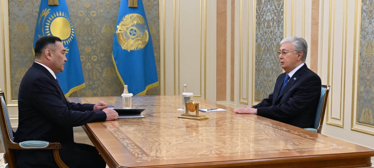 Мемлекет басшысы Ұлттық қауіпсіздік комитетінің төрағасы Ермек Сағымбаевты қабылдады