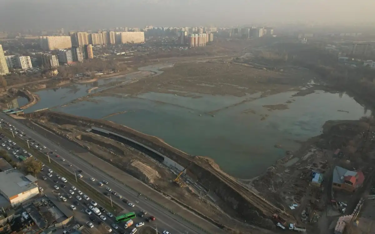 Сайран көлінің жағалауын абаттандыру жұмыстары 75 пайызға орындалды