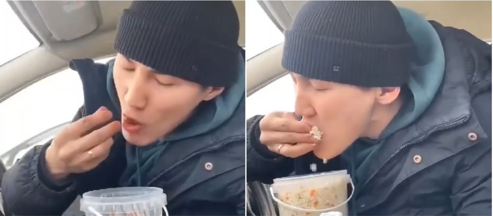 Клиенттердің тамағын жеп, кейін апарып берген курьердің әрекеті желіні шулатты