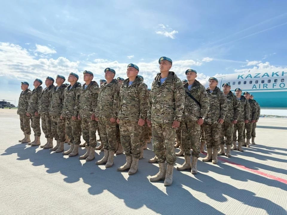 Қазақстандық десантшылар 9 мамырдағы парадқа қатысу үшін Мәскеуге барды