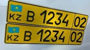 Алматы полициясы шетелдік компанияларды көлік нөмірін сарыға ауыстыруға шақырды