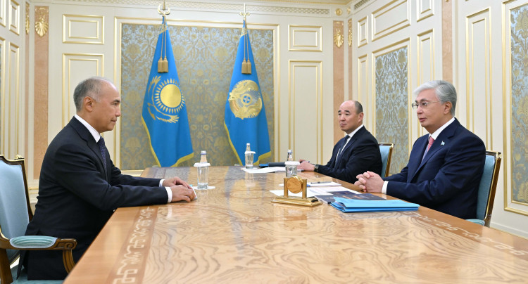 Мемлекет басшысы Кәсіпкерлердің құқығын қорғау жөніндегі уәкіл Қанат Нұровты қабылдады