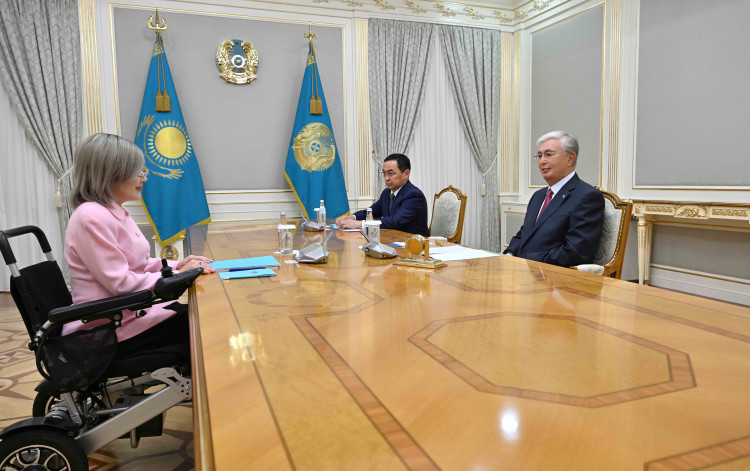 Мемлекет басшысы Адам құқықтары жөніндегі уәкілдің Астана қаласы бойынша өкілі Баян Жалмағанбетованы қабылдады