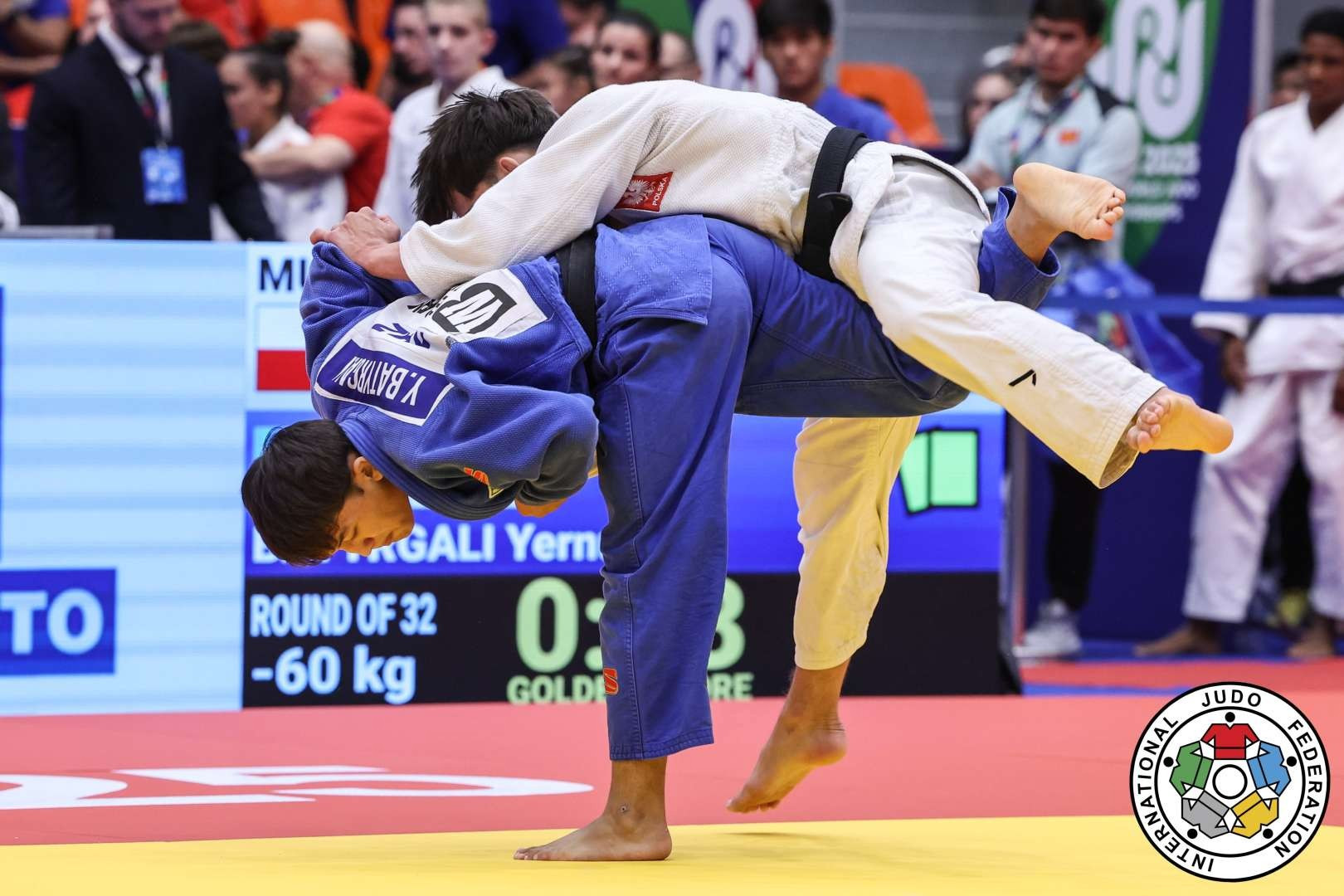 Қазақстандық дзюдошы кадеттер арасындағы әлем чемпионатының жеңімпазы атанды