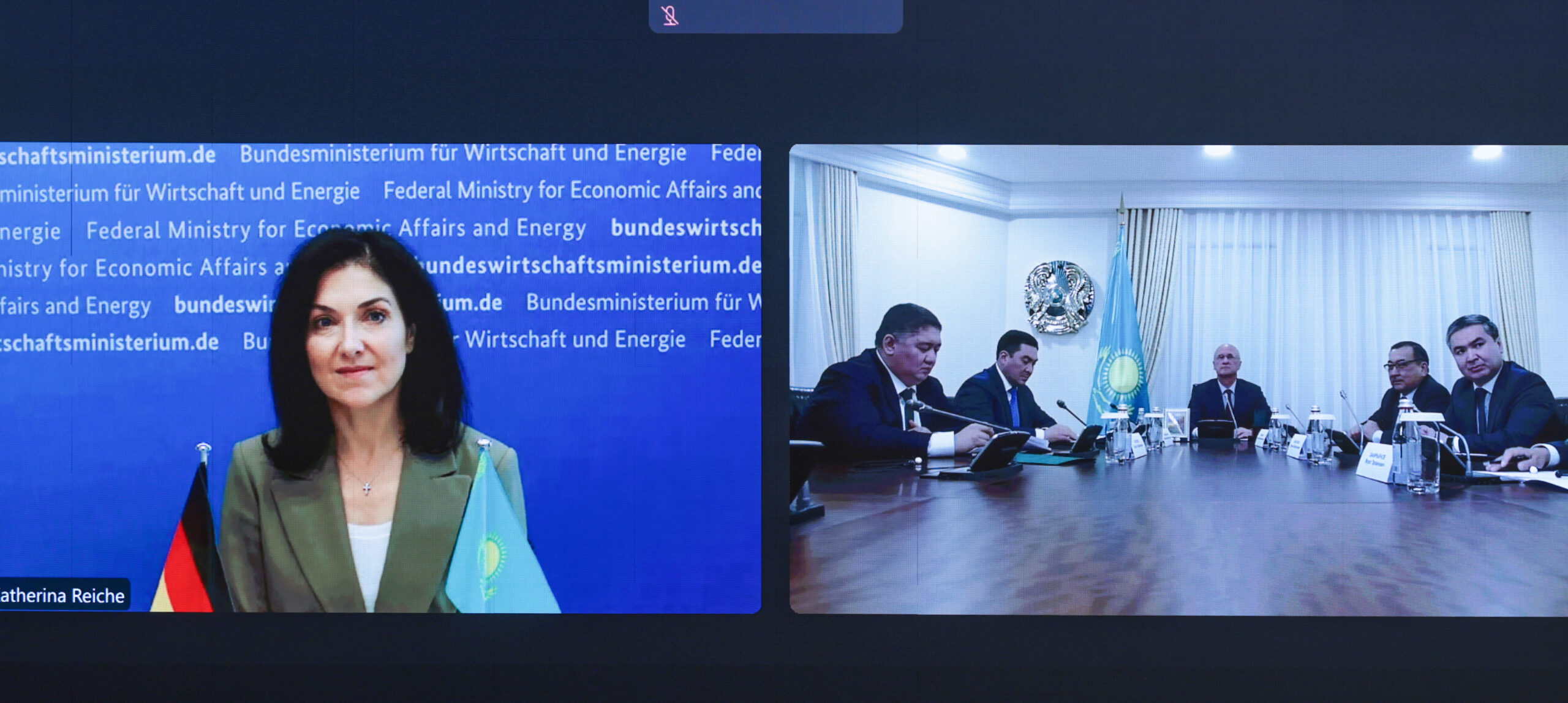 Роман Скляр ГФР экономика және энергетика министрі Катерина Райхемен сауда-экономикалық ынтымақтастықты кеңейту мәселелерін талқылады