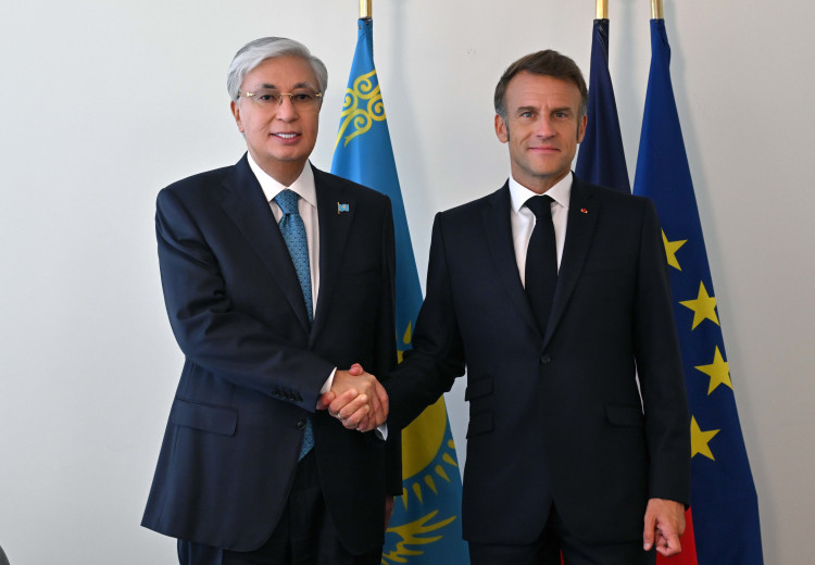 Қасым-Жомарт Тоқаев Франция Президентімен кездесу өткізді