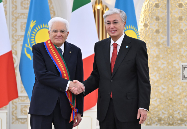 Мемлекет басшысы Италия Президенті Серджо Маттарелланы І дәрежелі «Достық» орденімен марапаттады