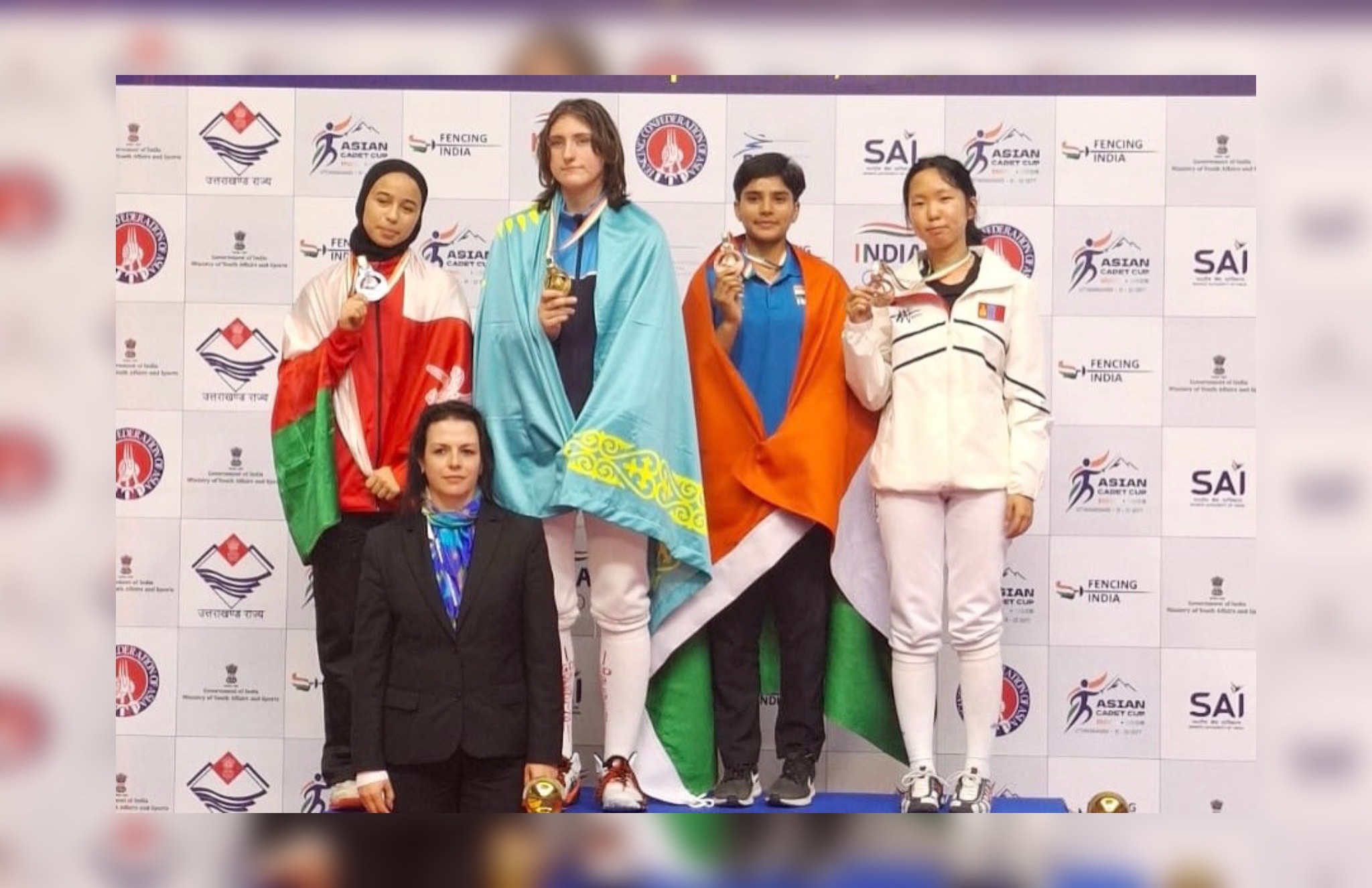 Қазақстан семсерлесуден Азия кубогында екі алтын медаль жеңіп алды