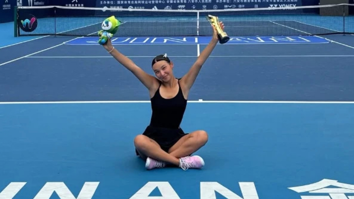 20 жасар қазақстандық теннисші Қытайдағы турнирде жеңіске жетті