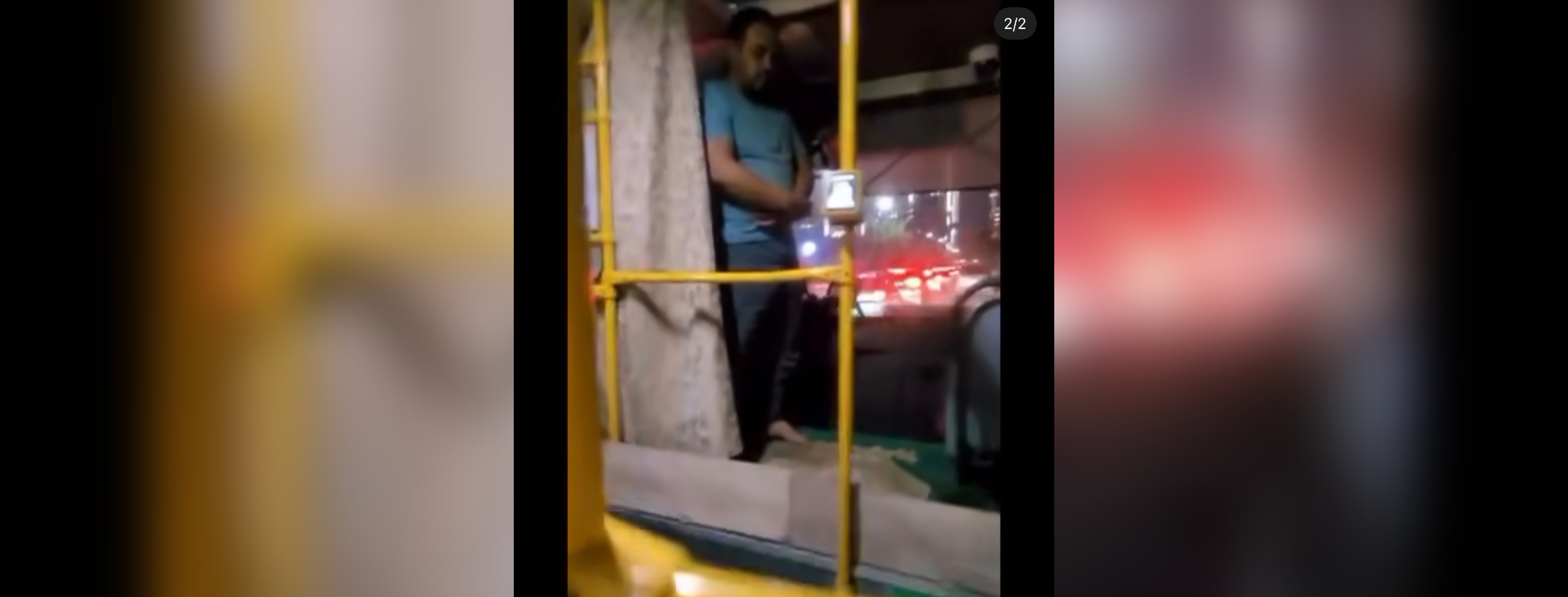 Алматыда автобус жүргізушісі намаз оқу үшін рейсті тоқтатқан