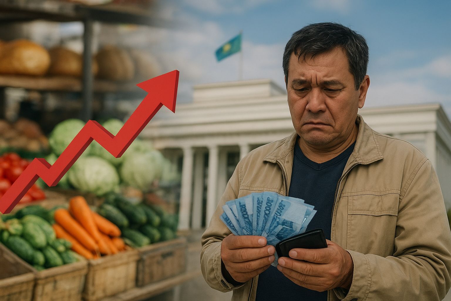 Халықтың табысын «жеп жатқан» инфляция: Тоқаевтың мәлімдемесі мен Үкіметтің әрекеті 