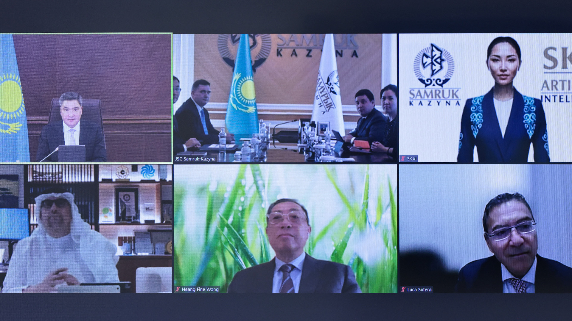 Олжас Бектенов «Самұрық-Қазына» қоры директорлар кеңесінің тәуелсіз цифрлық мүшесі SKAI-дың қатысуымен Қордың ДК отырысын өткізді