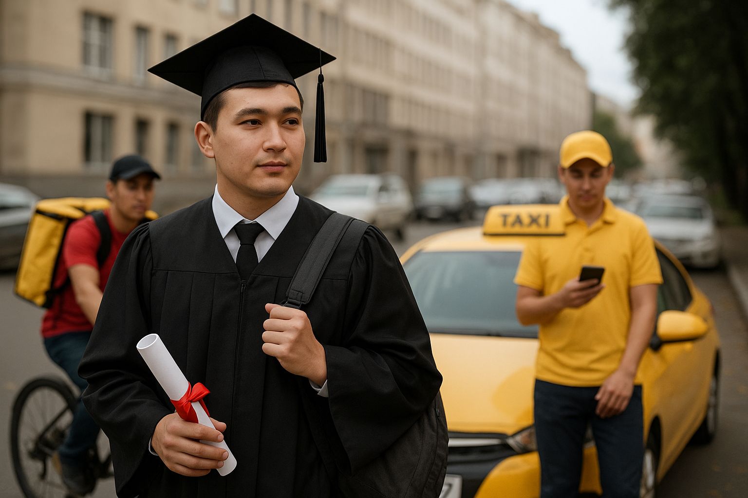 Жігіт шлангтан су ағынымен жыныс мүшесін мастурбациялайды