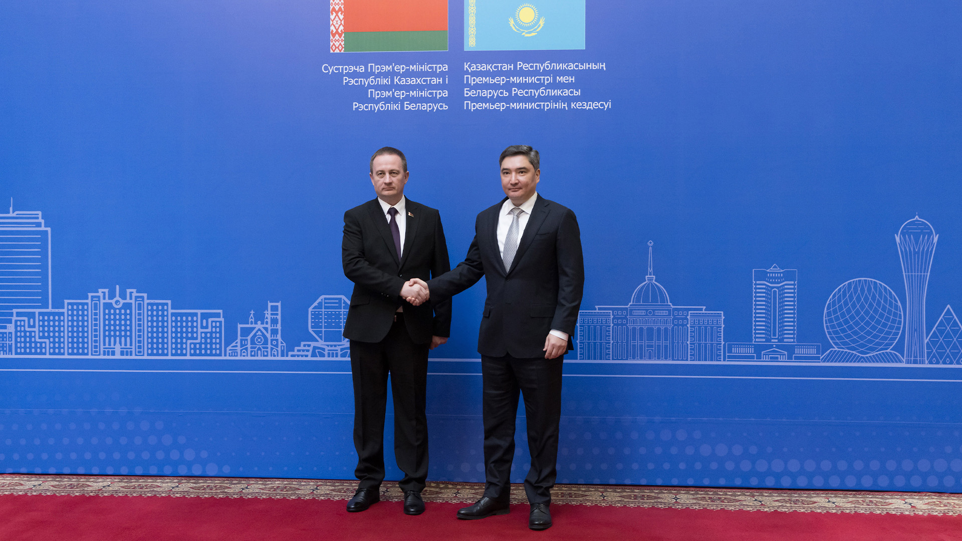 Қазақстан Премьер-министрі Олжас Бектенов пен Беларусь Премьер-министрі Александр Турчин сауда-экономикалық ынтымақтастықты дамыту мәселесін талқылады