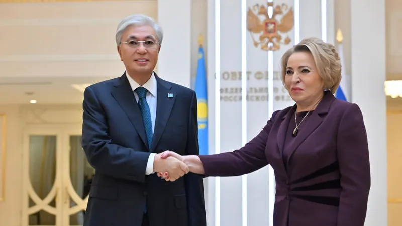 Мемлекет басшысы Валентина Матвиенкомен кездесті