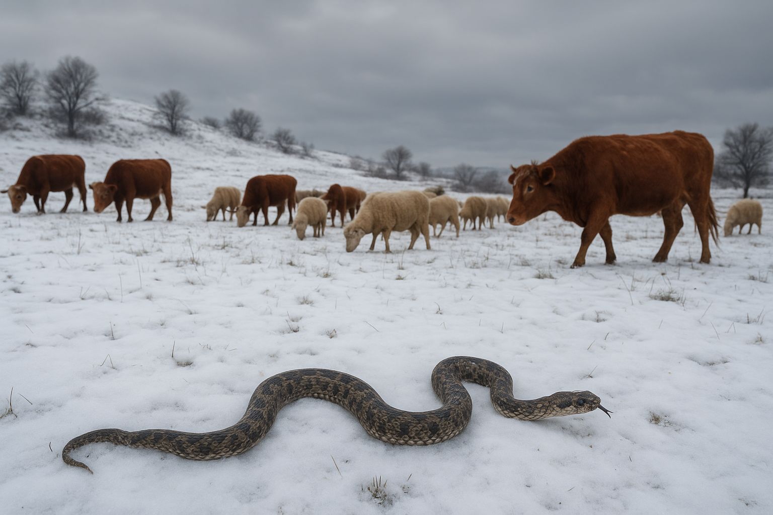 Жылан жылы қыс қандай болады? Қазақ халқы ауа райын төрт түлік малға қаратып болжауы тегін емес 