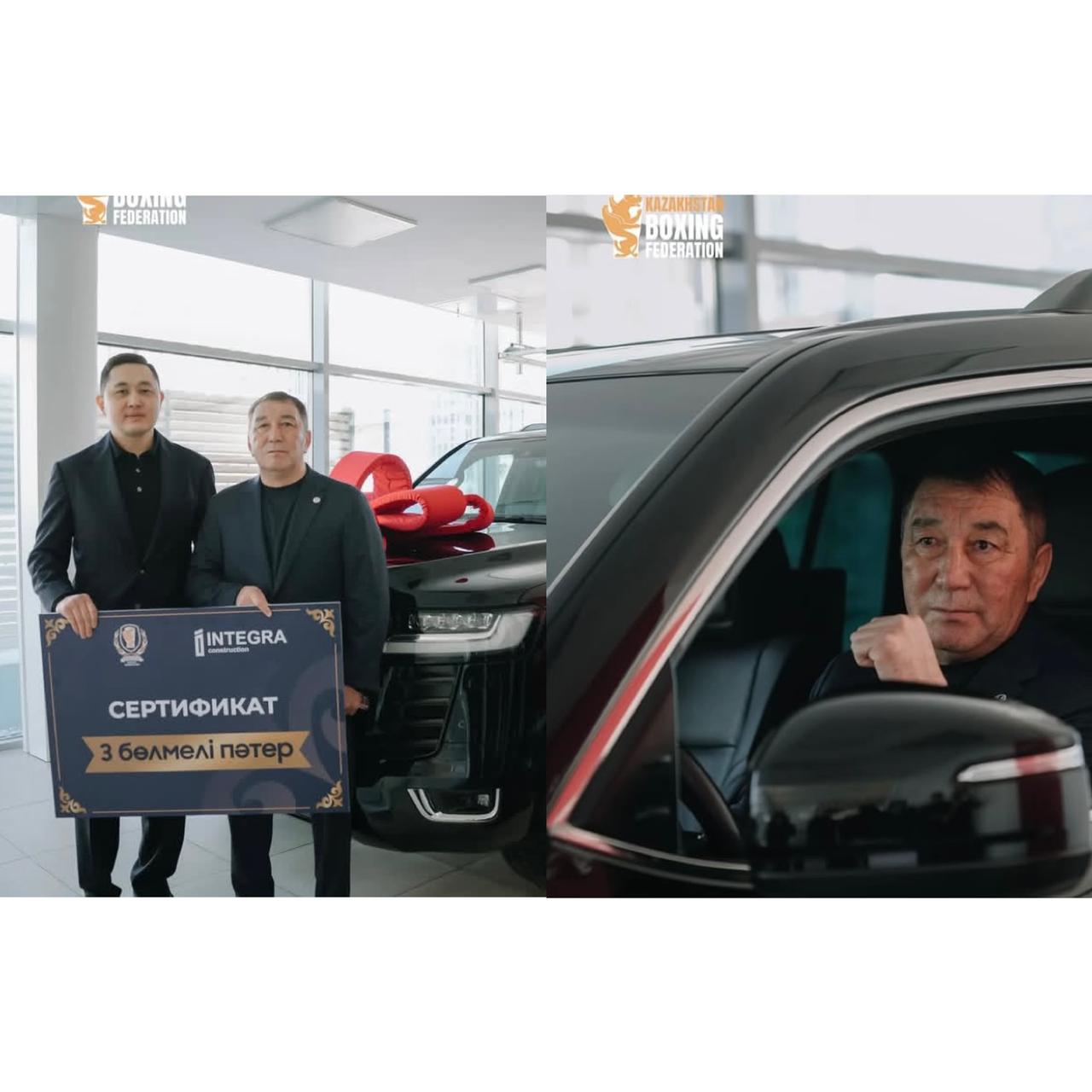 "Land Cruiser 300 автокөлігі және пәтер": Астанада Қайрат Сәтжановқа ерекше құрмет көрсетілді