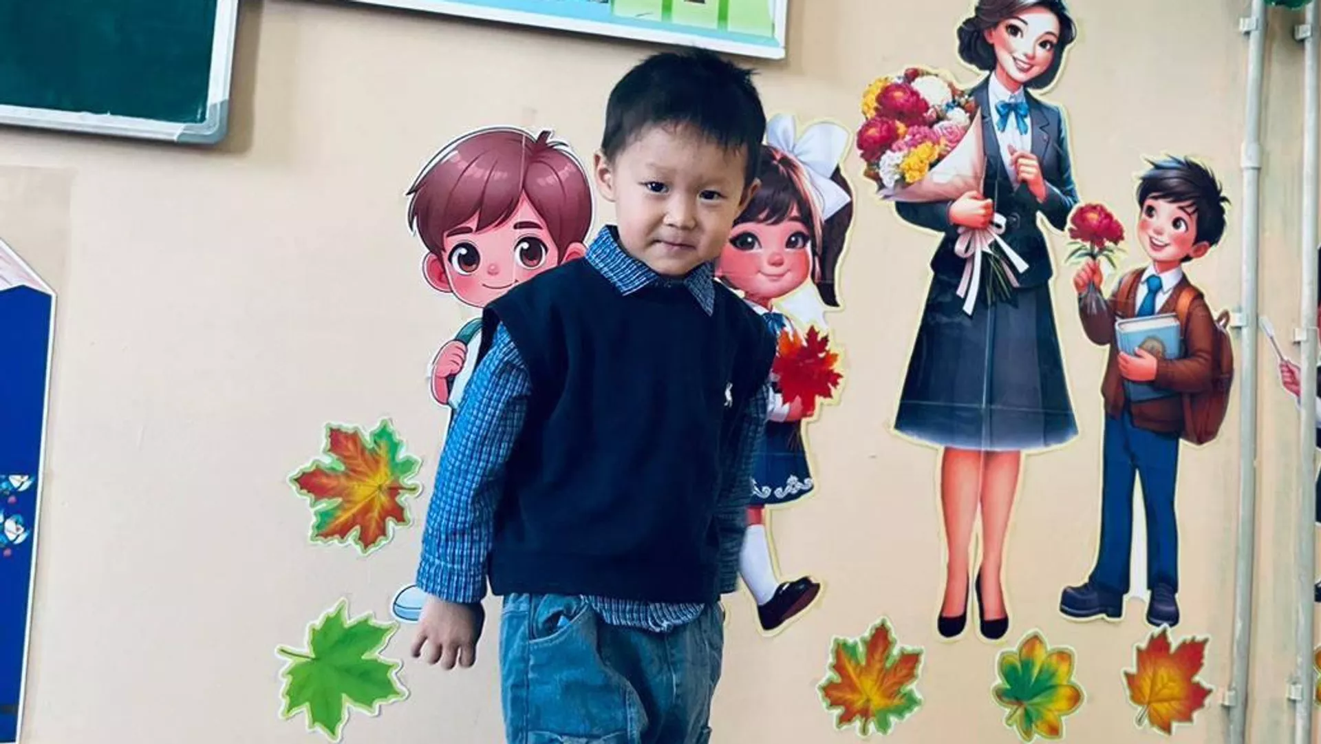 Түркістан облысында 4 жасар бала мектепке барып жүр