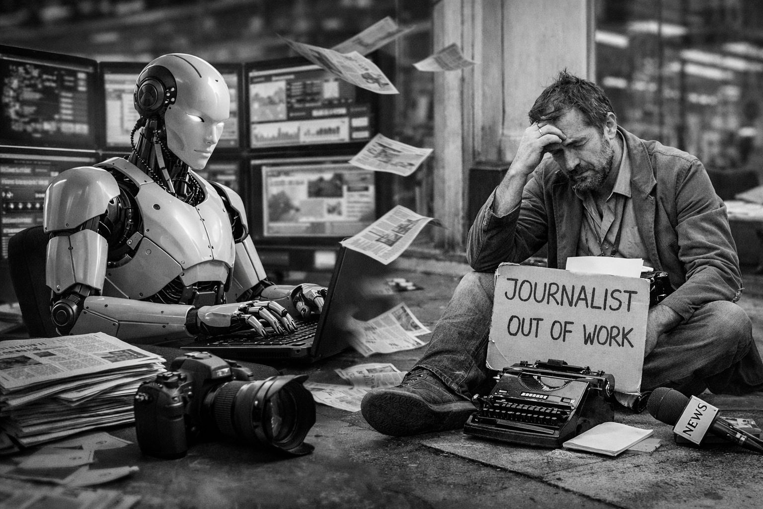 Жасанды интеллект БАҚ-ты ысырып жатыр: Әлемнің танымал басылымы дағдарыста, Қазақстанның жағдайы қандай? 