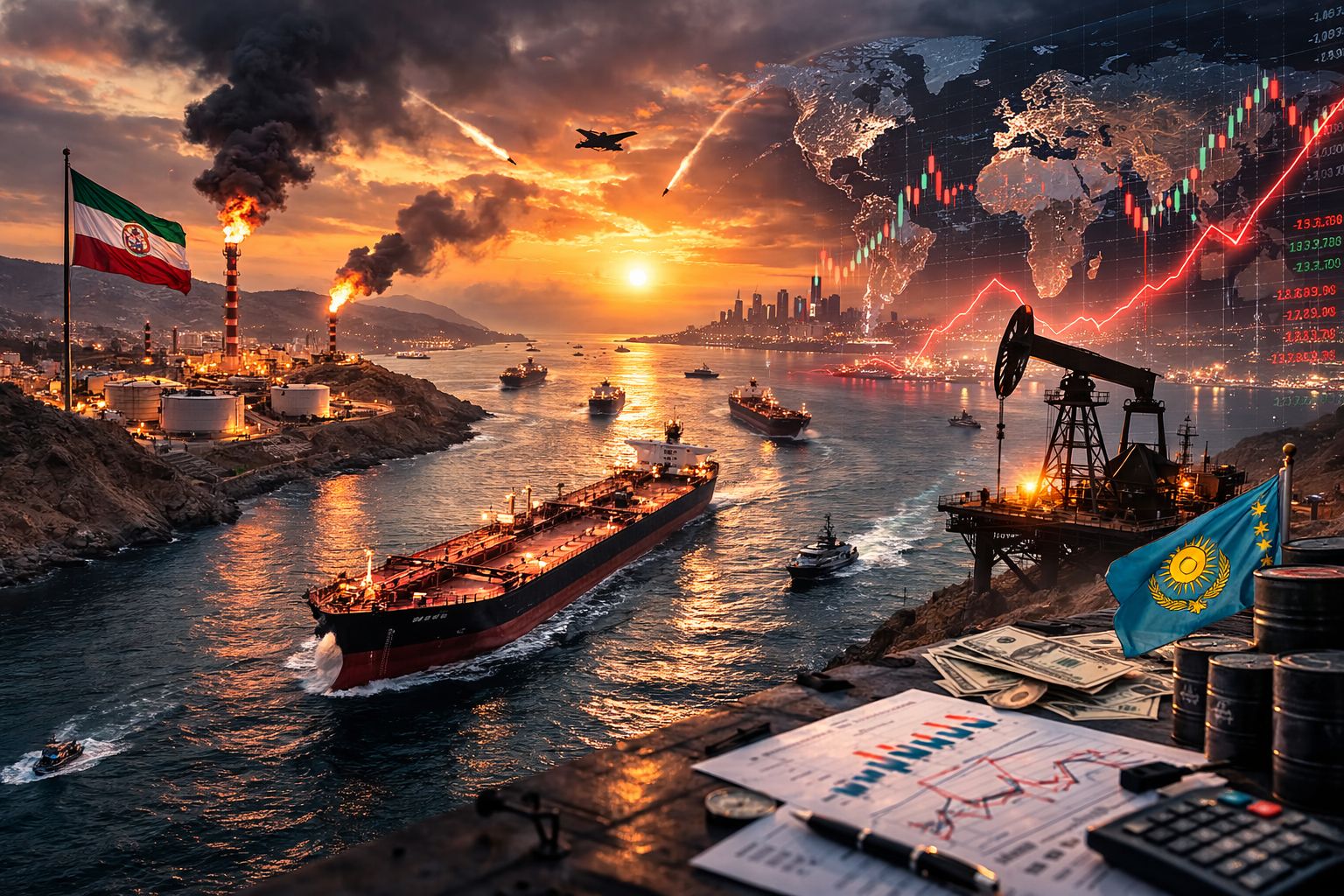 Иран Ормуз бұғазын жауып, мұнай бағасы өссе, Қазақстанның экономикасына не болады? Қаржыгермен сұхбат