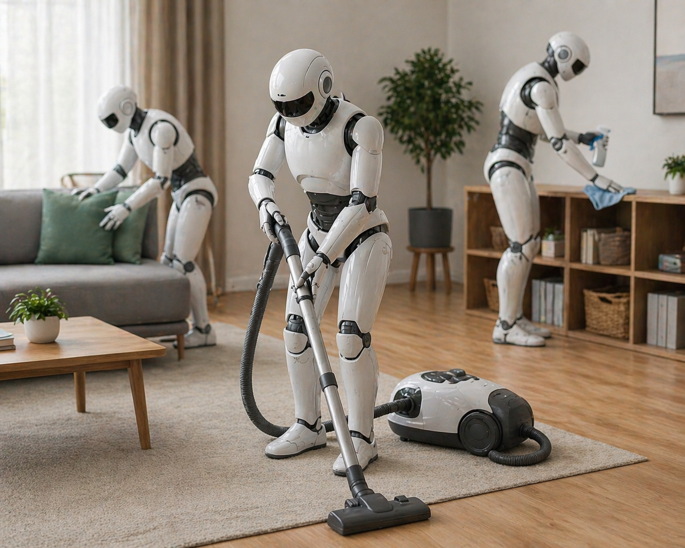 Қытайлық роботтар енді үй шаруасымен айналысады