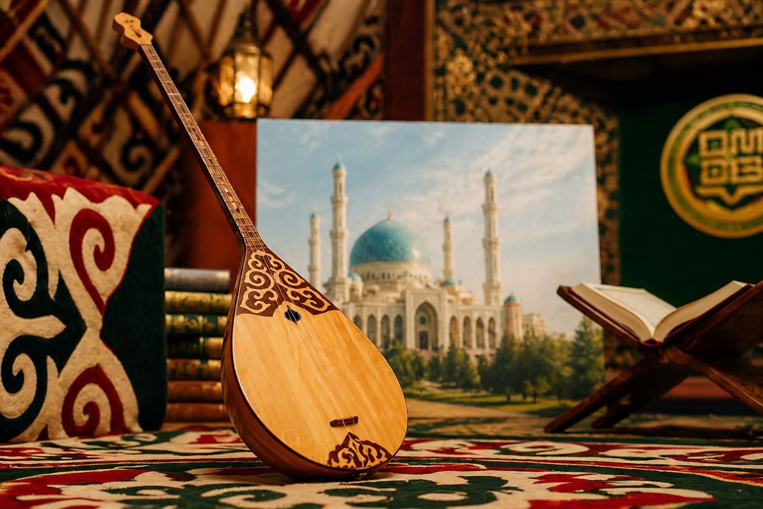 "Домбыра тартуға бола ма": Мүфтият жауап берді