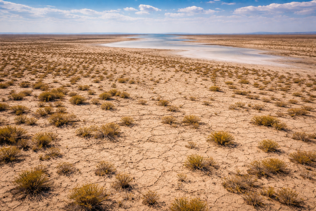 Арал теңізінің құрғаған жеріне өсімдіктер егіледі