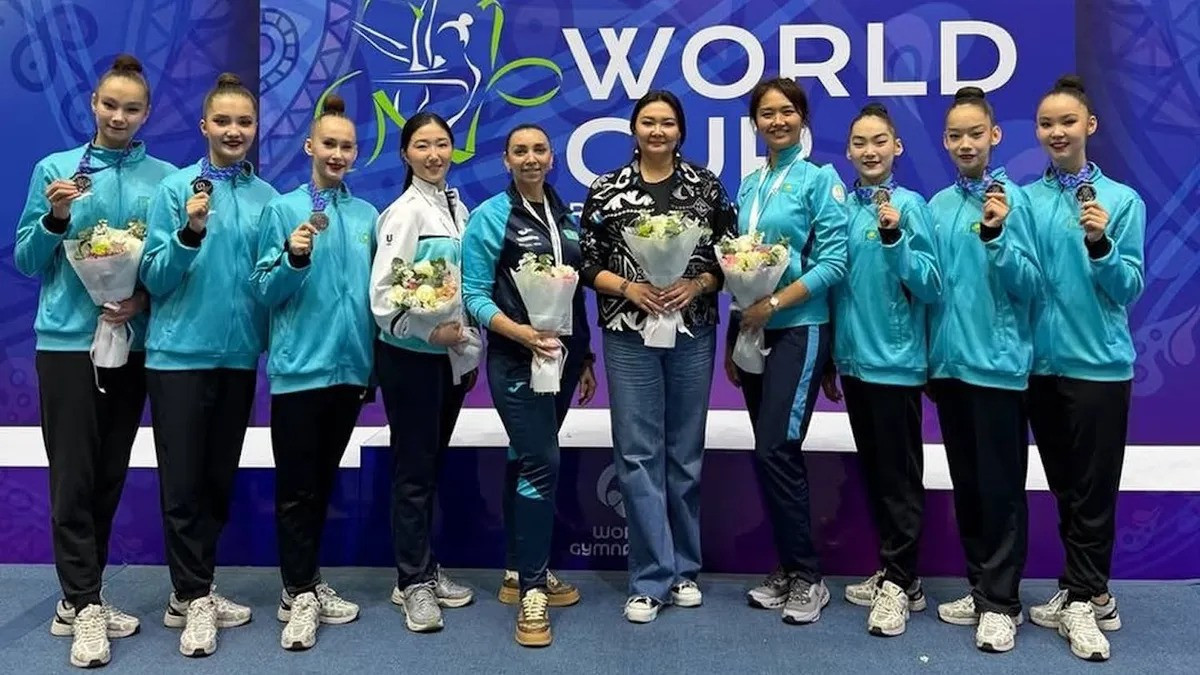 Қазақстан көркем гимнастикадан Әлем кубогы кезеңінде күміс жүлде алды