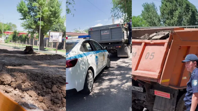 Алматыда полиция жүк тасымалына бақылауды күшейтті