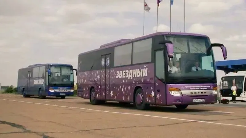 ХҒС-қа ұшатын "Союз МС-29" экипаждары Байқоңырға келді