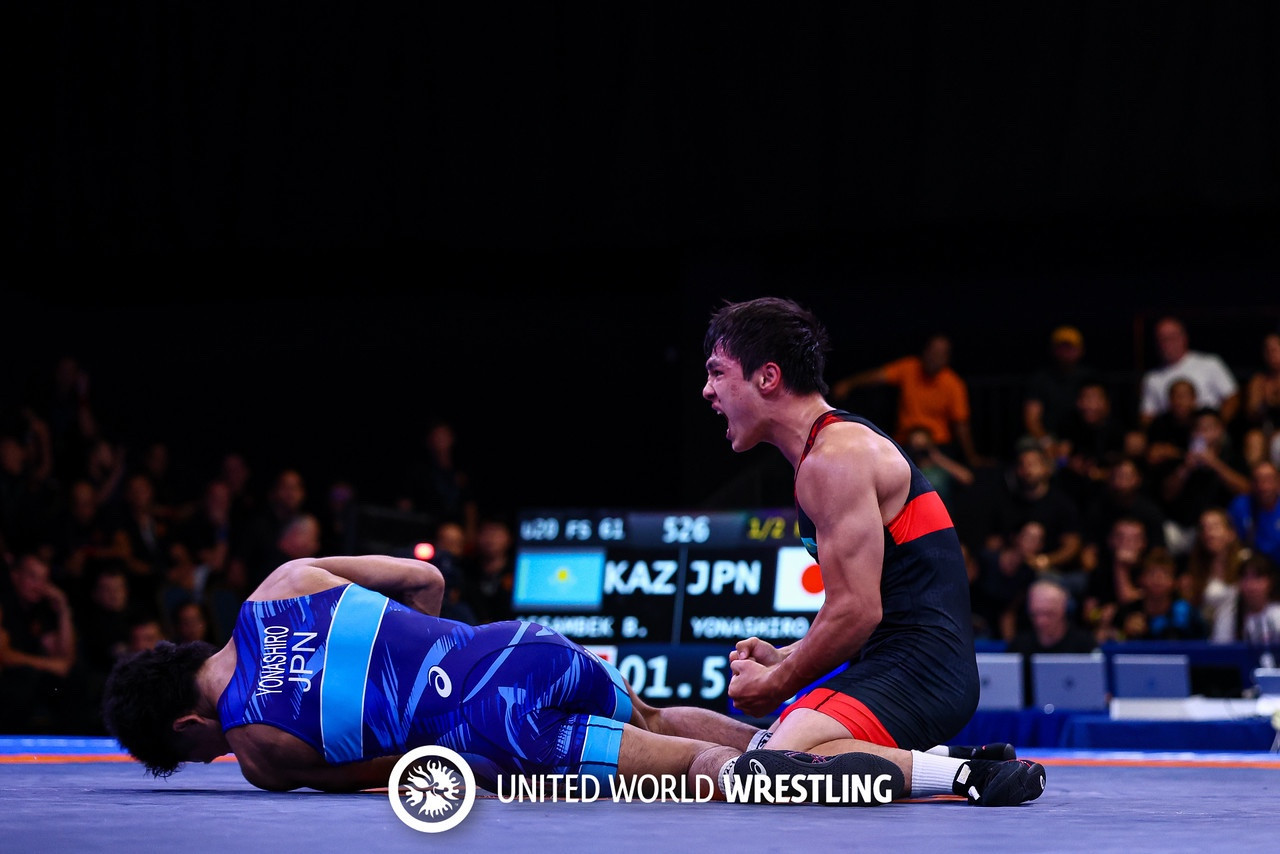 Бекасыл Асамбек еркін күрестен U20 әлем чемпионатының алтын медалі үшін бақ сынайды