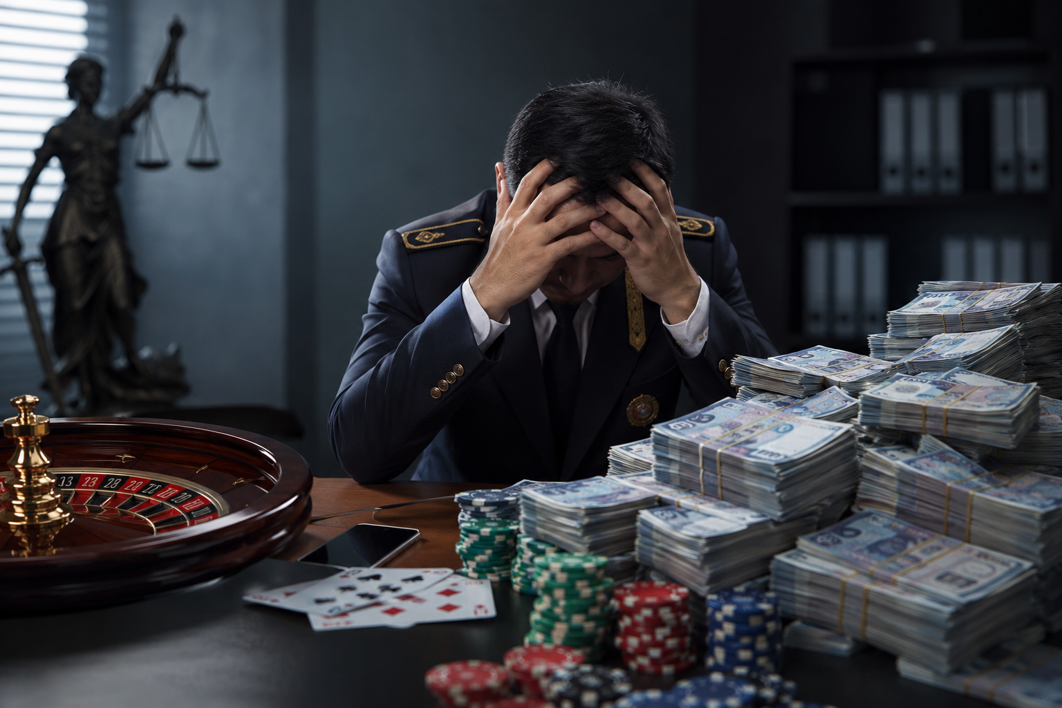Алматы облысында жеке сот орындаушылары құмар ойындарға 180 миллион теңге жұмсаған