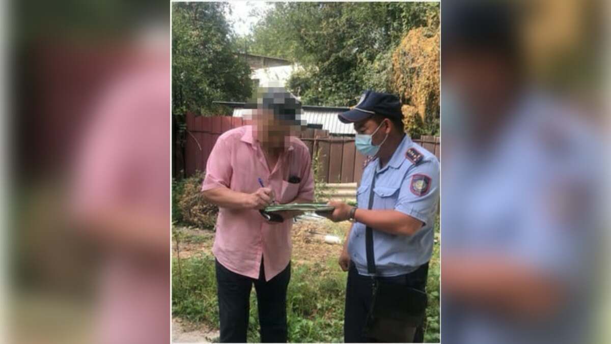 Өзен арнасына лас су ағызған алматылыққа айыппұл салынды