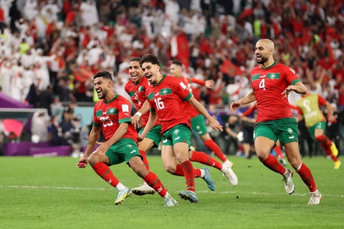 Футболдан ӘЧ:  Марокко 1/8 финалда Испанияны жеңіп,ширек финалға өтті 