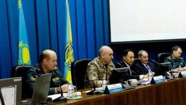 Әскери оқу орнында ұлттық қауіпсіздіктің өзекті мәселелері қаралды