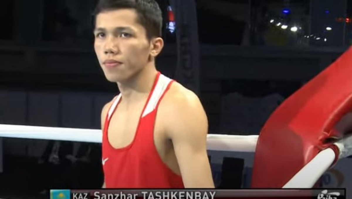 Бокстан азия чемпионатында Санжар Тәшкенбай өзбек боксшысын ұтып, алтын жүлде алды