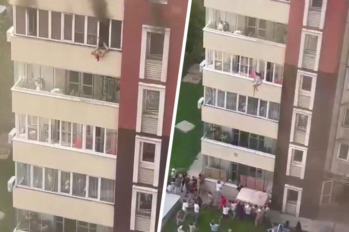 "20 секунд күтуі керек еді": ТЖД Алматыдағы өрт кезінде терезеден секірген әйел жайлы