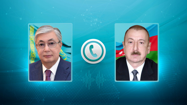 Тоқаев Әзербайжан президентімен телефон арқылы сөйлесті